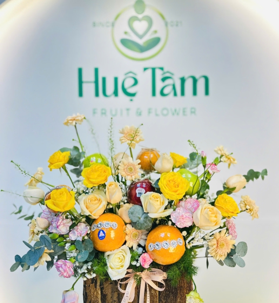 GIỎ TRÁI CÂY HỘP GỖ HIỆN ĐẠI KHAI TRƯƠNG