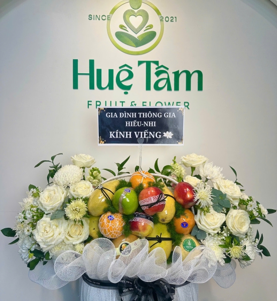 GIỎ TRÁI CÂY TÂM THÀNH KÍNH VIẾNG