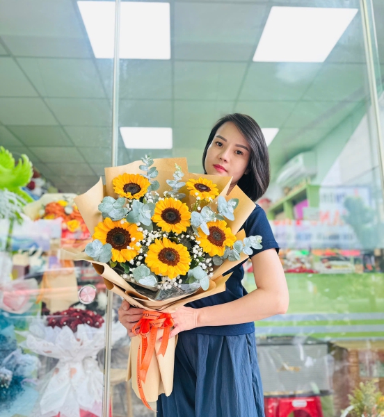 Bó Hoa Hướng Dương Tỏa Nắng