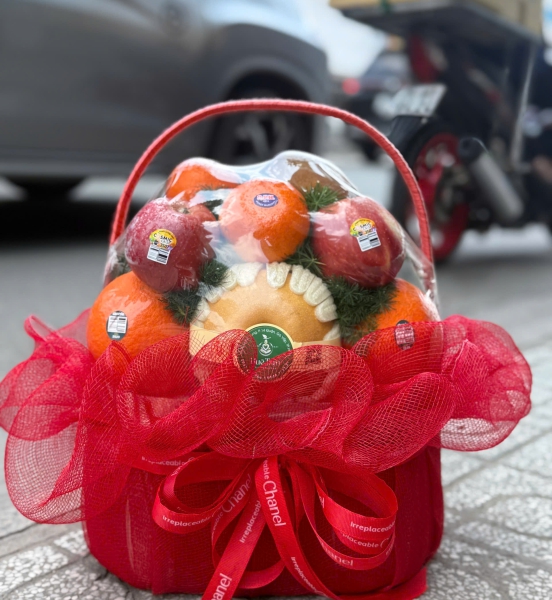 🎁 Giỏ Trái Cây Biếu Tặng – Tài Lộc Thịnh Vượng