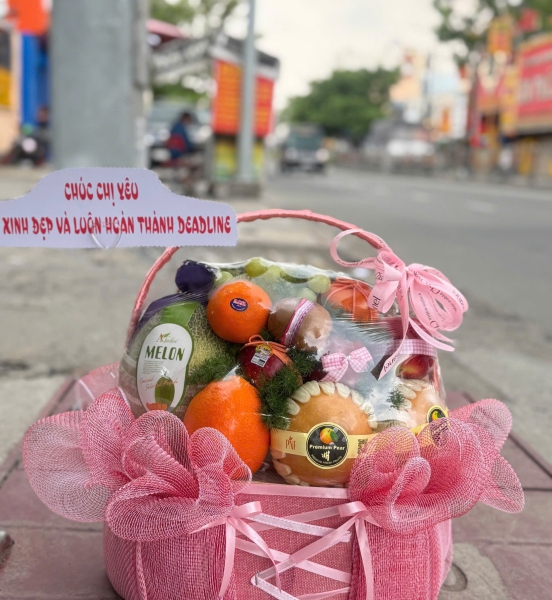 💎 Giỏ Trái Cây Nhập Khẩu – Phúc Ngọt Trao Tay