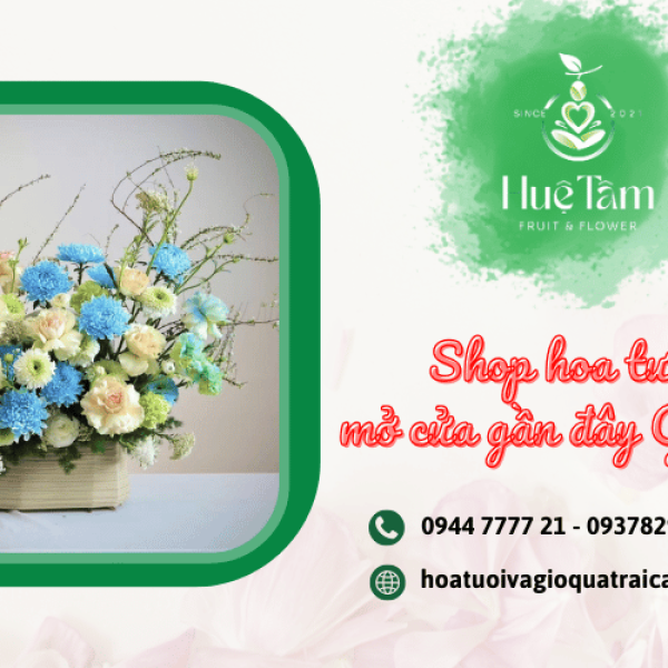 Shop hoa tươi mở cửa gần đây Gò Vấp – Nơi cung cấp hoa đẹp, giao nhanh được nhiều khách hàng tin chọn